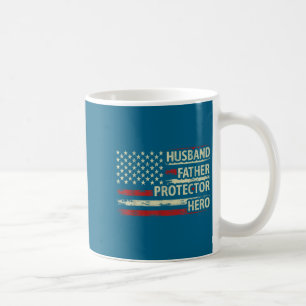 Caneca De Café Arte do Marido Pai Protetor Herói Masculino