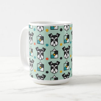 Caneca De Café Arte do Mini Schnauzer