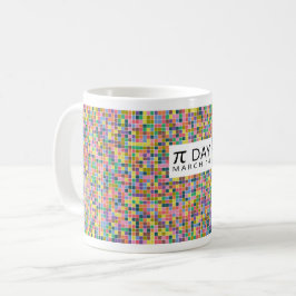Caneca De Café Arte do Pi - Pi ao 3,141th lugar decimal