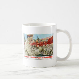 Caneca De Café arte do poster de stalin