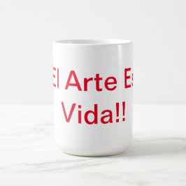 Caneca De Café Arte É Vida