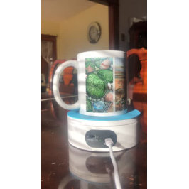 Caneca De Café Arte em Praia Moderna Procura/Esconde/Capa