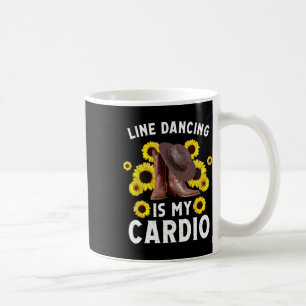 Caneca De Café Arte Engraçada De Dança De Linha Para Mulheres Dan