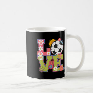 Caneca De Café Arte engraçada de futebol para mulheres, jogadoras