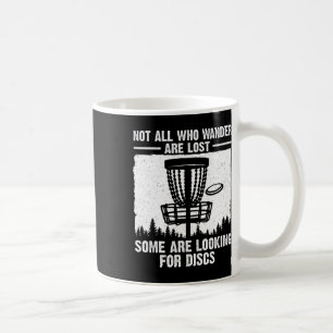 Caneca De Café Arte engraçada de golfe de disco para homens e mul