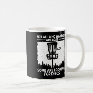 Caneca De Café Arte engraçada de golfe de disco para homens mulhe