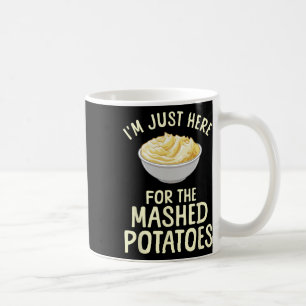 Caneca De Café Arte engraçada de purê de batata para homens mulhe