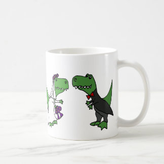 Caneca De Café Arte engraçada do casamento dos noivos do
