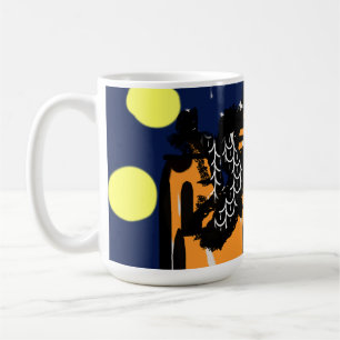 Caneca De Café Arte estrela do lobo