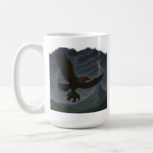Caneca De Café Arte Fantástica de Elefante de Carregando Gelado-O