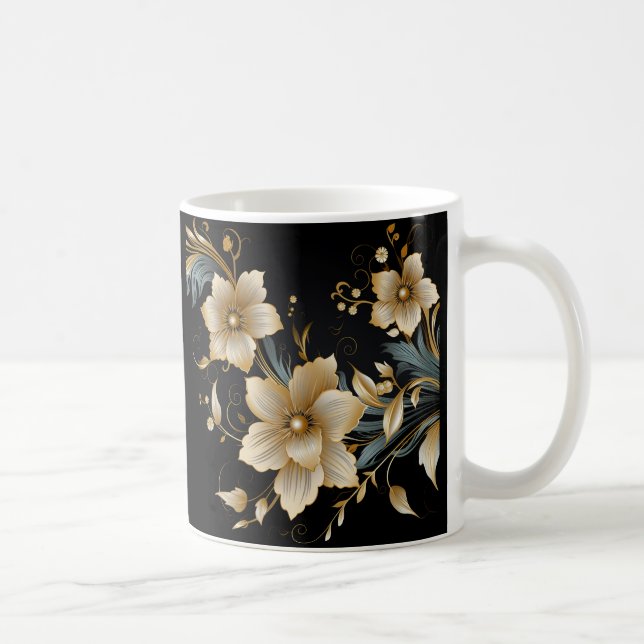 Caneca De Café ARTE FLORAL nº 2 (Direita)