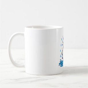 Caneca De Café Arte Fofa de Halloween com Guarda-chuva Fantasma e