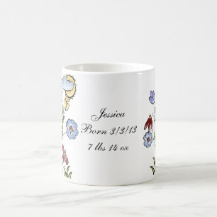 Caneca De Café Arte Foliar Personalizada de Jardins
