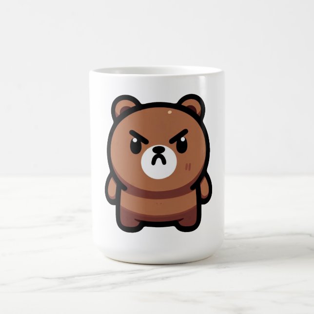 Caneca De Café Arte Forte Do Urso Marrom (Centro)