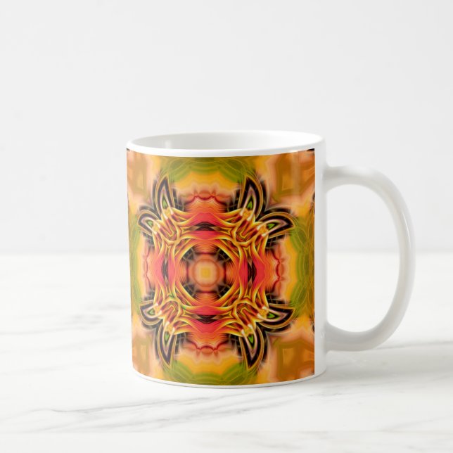 Caneca De Café Arte Fractal 15 Mug (Direita)