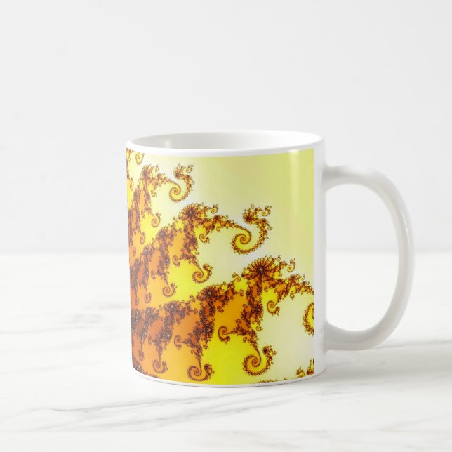 Caneca De Café Arte Fractal 22 Mug (Direita)