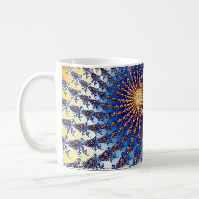 Caneca De Café Arte Fractal 27 Mug (Esquerda)