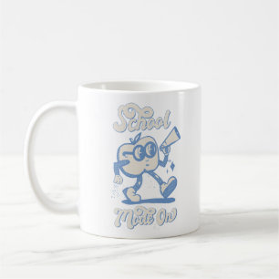 Caneca De Café Arte Geométrica de Morango Elegante
