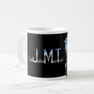 Caneca De Café Arte - Hiker Silhouette - John Muir Trail Text