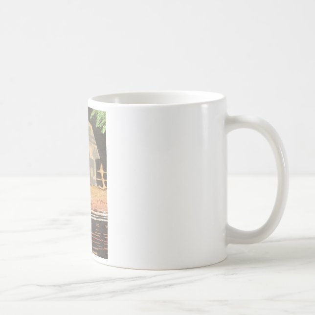 Caneca De Café Arte Impressa Lar Doce Lar (Direita)