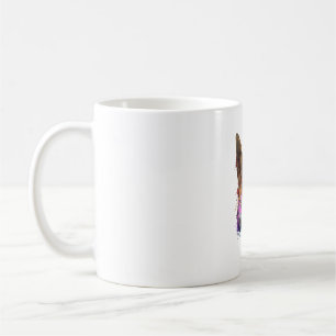 Caneca De Café Arte inicial do german shepherd