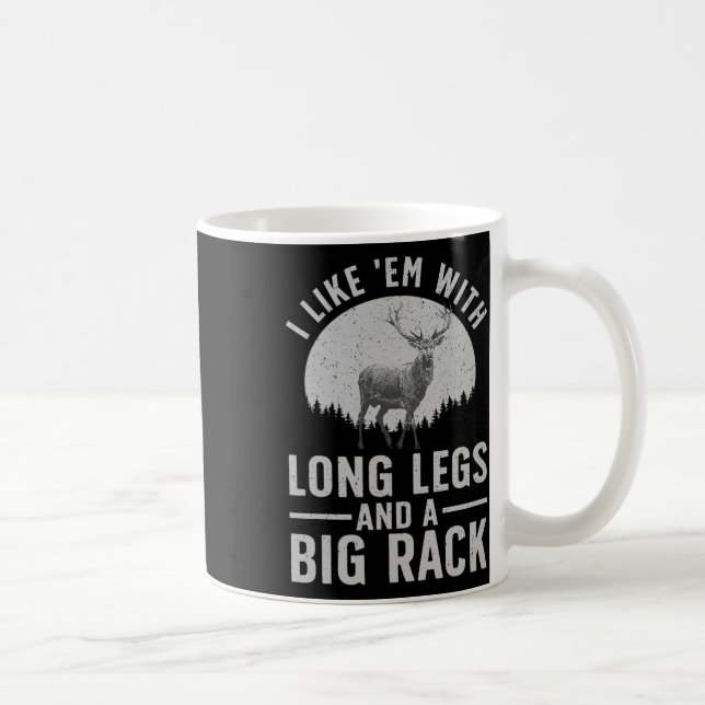 Caneca De Café Arte legal De Caça Para Homens Mulheres Caçando Wi (Direita)