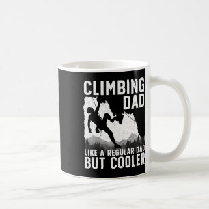 Caneca De Café Arte Legal de Escalada para Homens Pai Escalador d