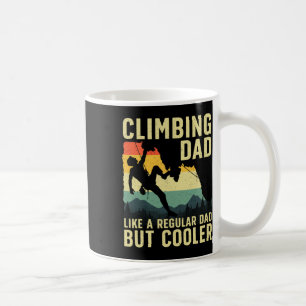 Caneca De Café Arte Legal de Escalada para Homens Pai Escalador d