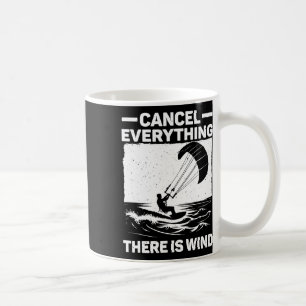 Caneca De Café Arte Legal de Kitesurfing Para Homens Mulheres Kit