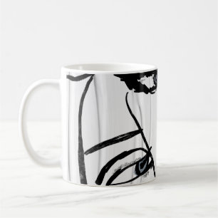 Caneca De Café Arte minimalista das mulheres