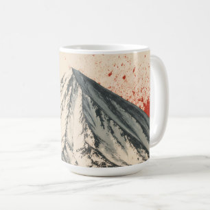 Caneca De Café Arte Minimalista de Parede Monte Damavand – Sol Ve
