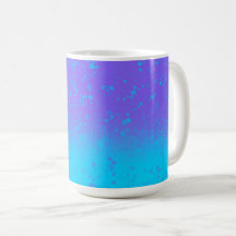 Arte Minimalista de Spray Marinho Azul e Roxo