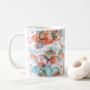 Caneca De Café Arte moderna do Bubble.