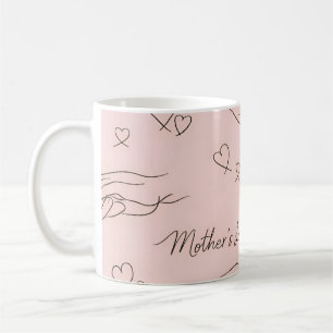 Caneca De Café Arte Moderna Personalizada para Dia das Mães