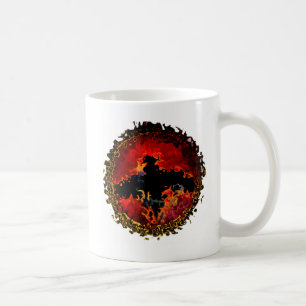 Caneca De Café Arte Moderna Spooky Bat