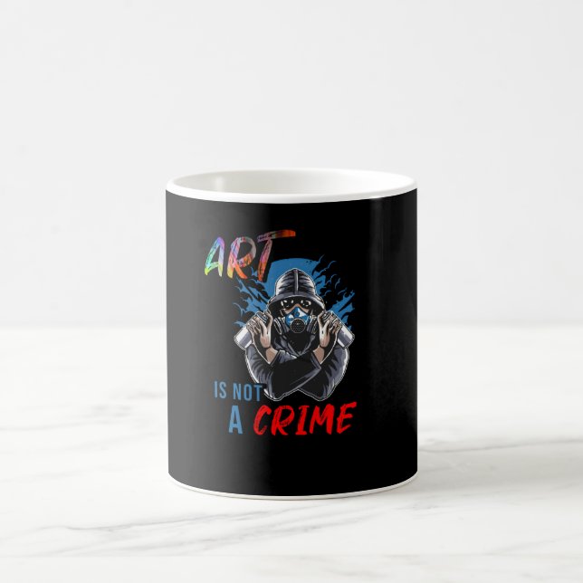 Caneca De Café Arte não é crime (Centro)