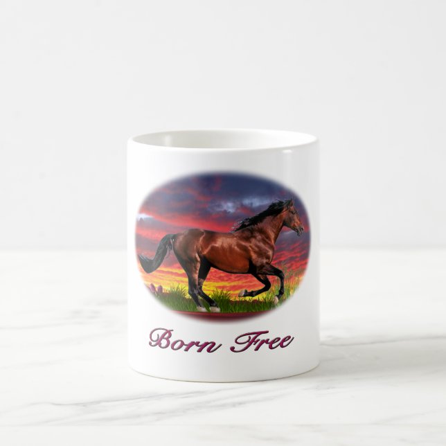 Caneca De Café Arte nascer livre (Centro)