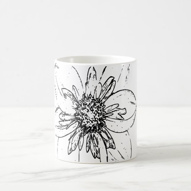 Caneca De Café Arte Natural Flor (Centro)