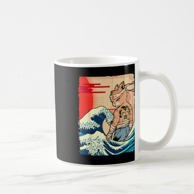 Caneca De Café Arte Ninja Japonesa E Karate Japonês (Direita)