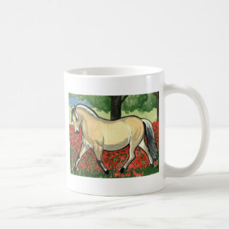 Caneca De Café ARTE norueguesa do CAVALO do fiorde