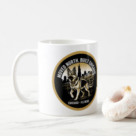 Caneca De Café Arte Orgulho da Herança Africana do Pastor Alemão