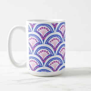 Caneca De Café Arte Ornamental Vintage Elegante