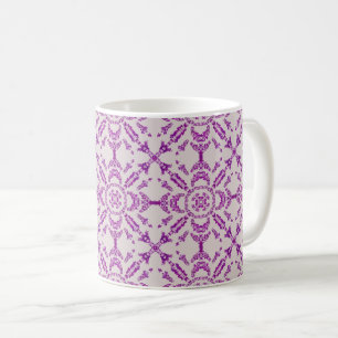Caneca De Café Arte-Padrão de Design de Flor Orquídea abstrato Ro
