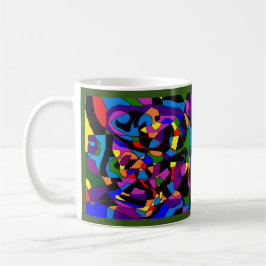 Caneca De Café Arte para todos os mosaicos de texto mestiços