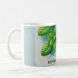 Caneca De Café Arte Peppermint Tea Design AI