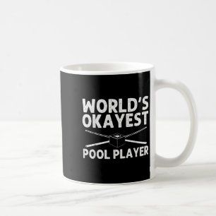 Caneca De Café Arte Piscina Engraçada Para Homens Mulheres Bilhar