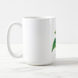 Caneca De Café Arte Pop de Planta Vibrante em Vaso