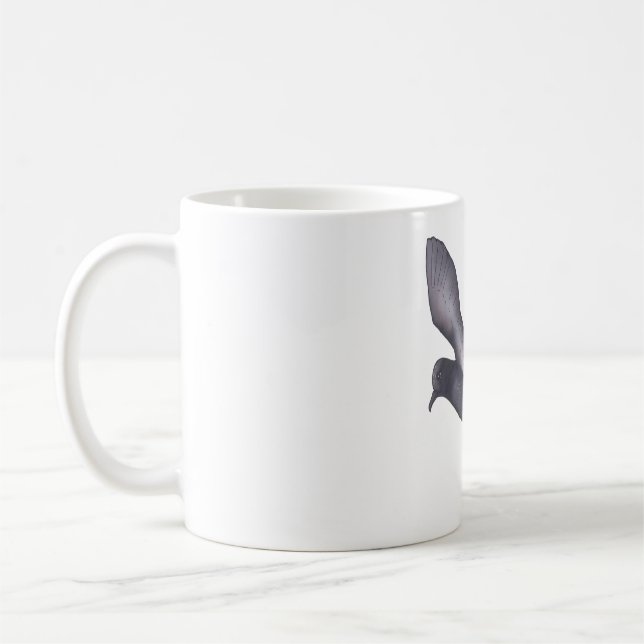 Caneca De Café Arte sobre aves Storm-Petrel (Esquerda)