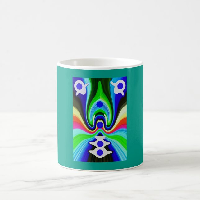 Caneca De Café Arte sobre espíritos surfados (Centro)