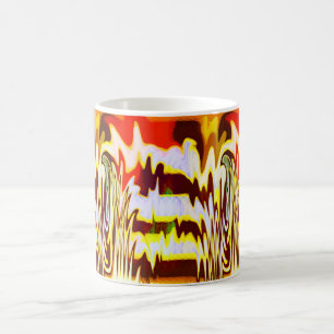 Caneca De Café Arte sobre vibrações do outono